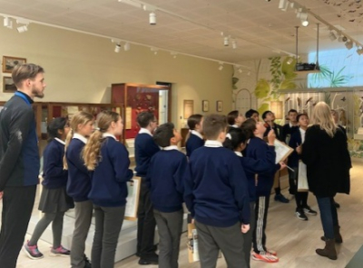 Inspirational People (Local History) Students visiting The Amelia Scott