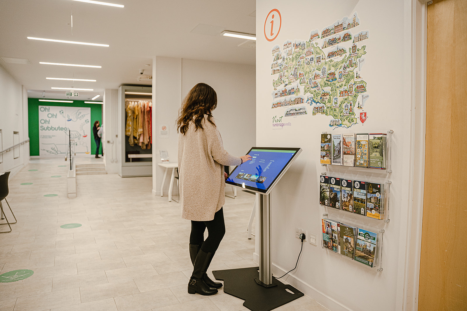 VISIT TUNBRIDGE WELLS Visitor at the Tourist Information Centre